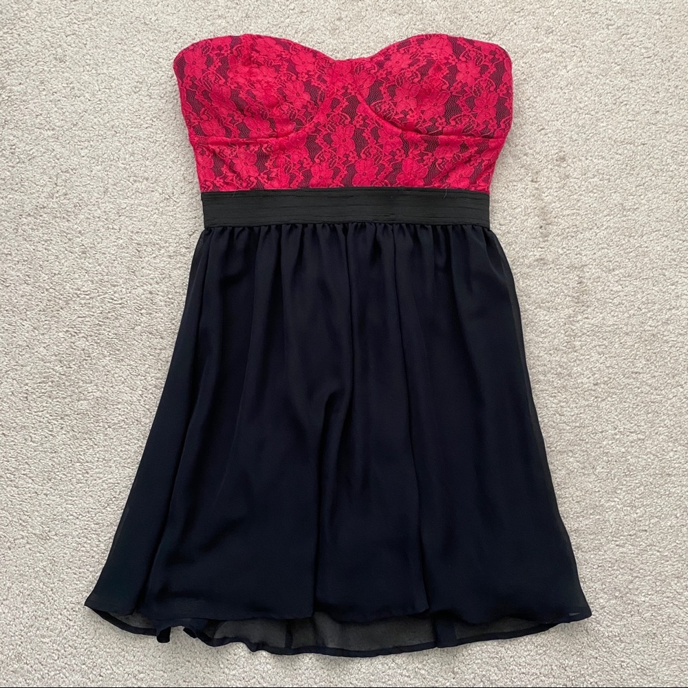 Material Girl strapless dress